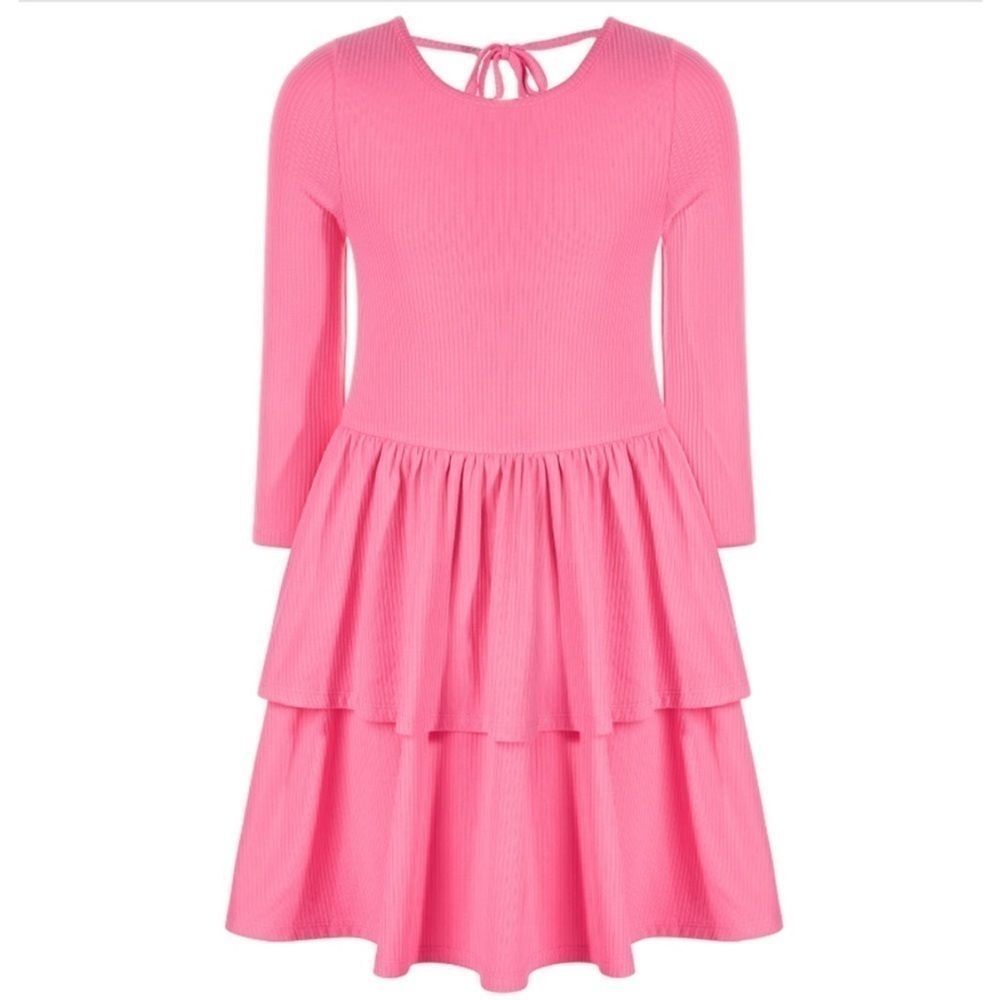 Epic Threads Big Girls Ribbed-Knit Tiered Ruffled Dress Sweetheart New